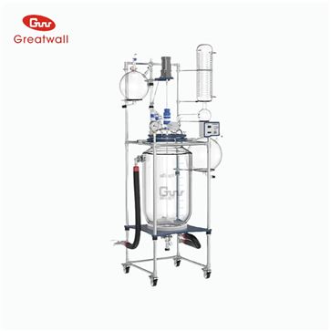 大容量雙層玻璃反應釜