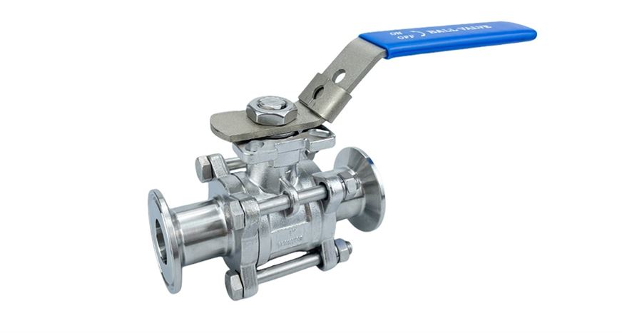 手動三片式半包球閥