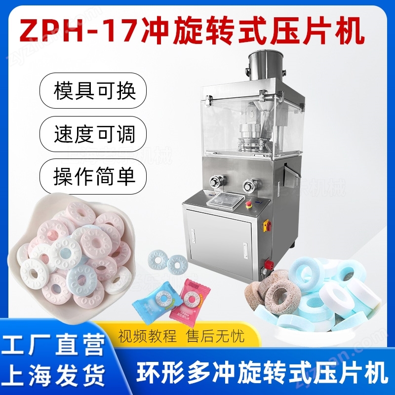 Circular 17 punch stainless steel fully automatic rotary tablet press