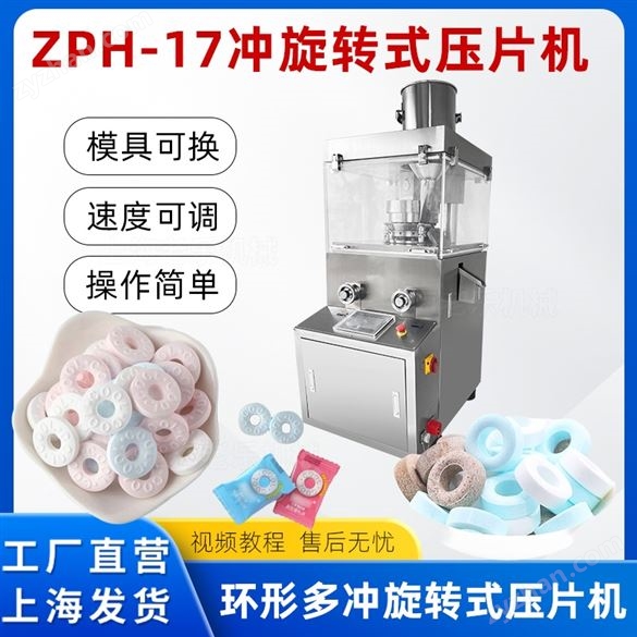 環形17沖不銹鋼全自動旋轉式壓片機