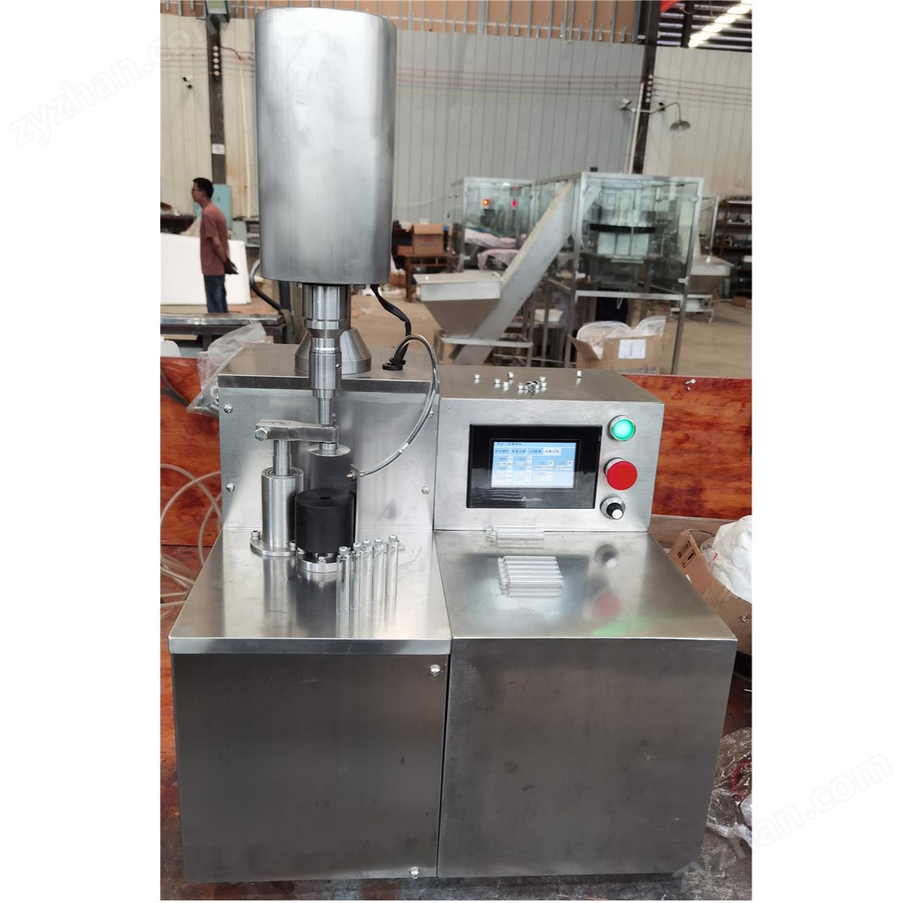 Semi automatic card type bottle (penicillin bottle) universal capping machine