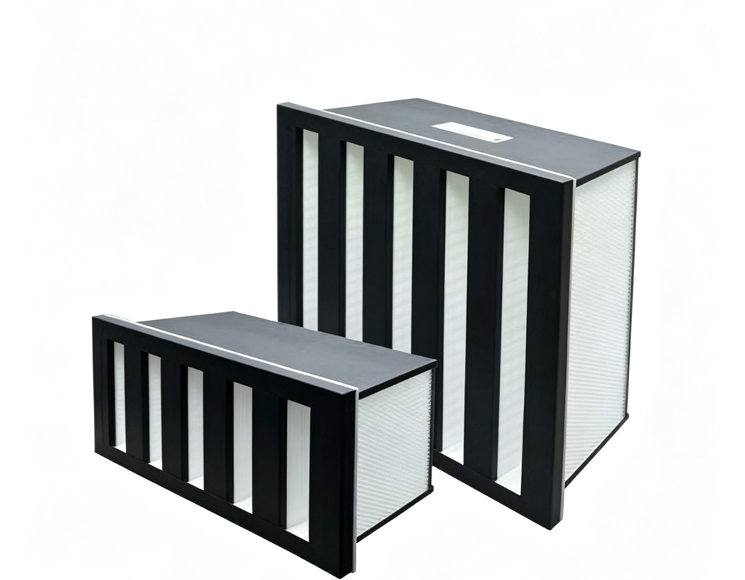 Combined high-efficiency air filter